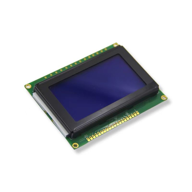 12864-20M Character LCD Display Module 128x64 Blue Screen White Dots ...